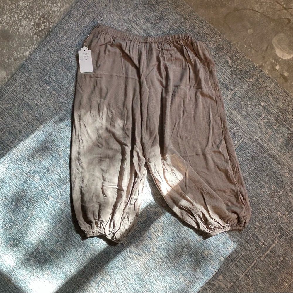 Ophelia’s Tan Soft Harem Pants